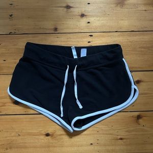 H&M Black and White Shorts